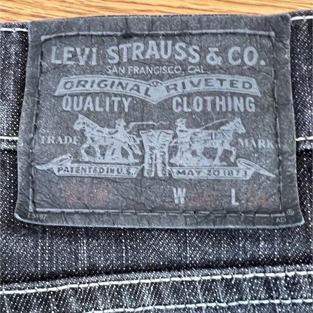 Levis Premium 510 Super Skinny Denim Jeans Mens W34‎ L34 Black